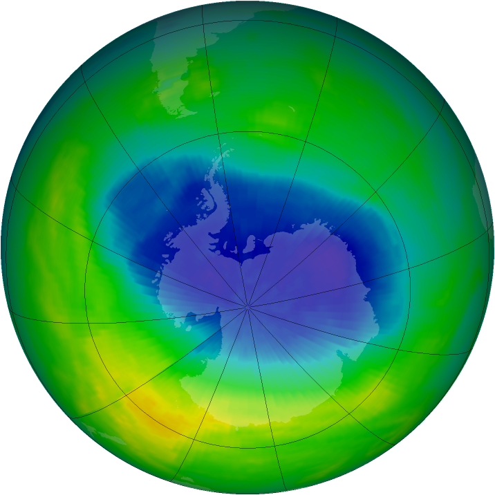 Ozone Map 1984-10-20